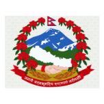 Nepal Coat of Arms detail Postcards