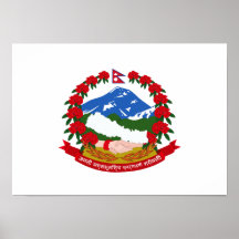 Nepal Coat of Arms Print