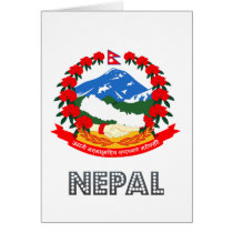 Nepalese Emblem Cards