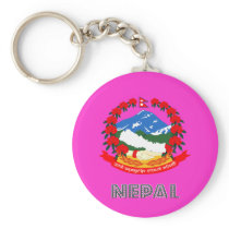 Nepalese Emblem Key Chains
