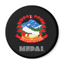 Nepalese Emblem Fridge Magnets