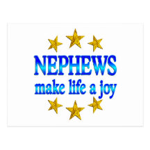 Nephew Joy Postcard