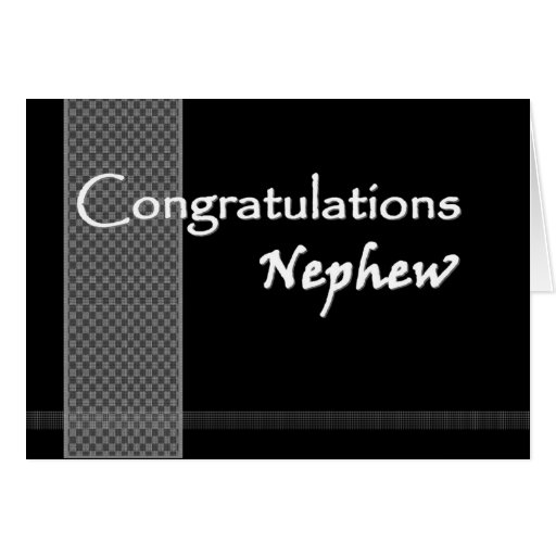 NEPHEW Wedding Congratulations Zazzle