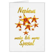 Nephews are Special Greeting Cards