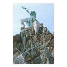 Neptune Fountain in Berlin Photographic Print