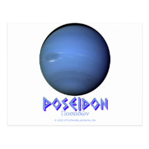 Neptune - Poseidon - Gods of Old Post Cards