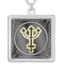 neptune sigil custom necklace