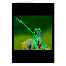 Neptunes Fountain, Alexanderplatz, Berlin(n2b) Greeting Cards