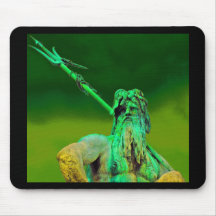 Neptunes Fountain, Alexanderplatz, Berlin(n2b) Mousepad