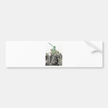 Neptunes Fountain, Alexanderplatz, Berlin (n6norm) Bumper Stickers
