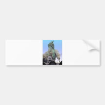 Neptunes Fountain, Alexanderplatz,Berlin,Sky(n1c) Bumper Stickers