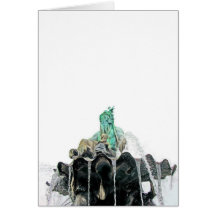 Neptunes Fountain, Alexanderplatz,in Oils(1) Card