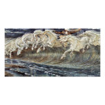 Neptune'S Horses By Crane Walter Photo Card Template