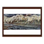 Neptune'S Horses By Crane Walter Post Card