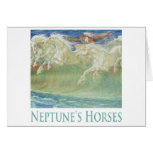 NEPTUNE'S HORSES RIDE THE WAVES CARDS