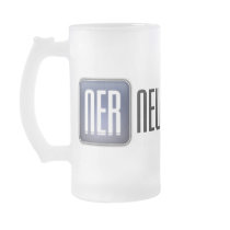 NER Frosted Glass Mug