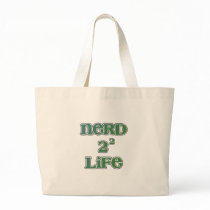 Nerd 4 Life Squared Tote Bag