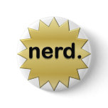Nerd Pinback Buttons
