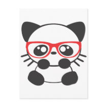 Nerd Cat Post Card