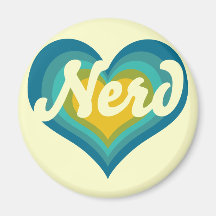 Nerd Girl Fridge Magnet