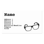 Nerd Glasses Business Card