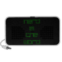 Nerd is the Word Mini Speaker