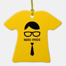 Nerd Pride Funny ornament