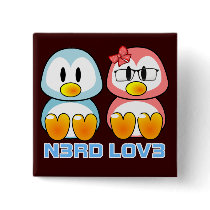 Nerd Valentine: Computer Geek Leet Speak Love Pin