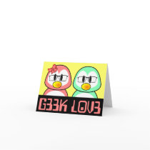 Nerd Valentine: Computer Geek Leet Speak Love Greeting Cards