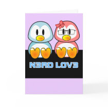Nerd Valentine: Computer Geek Leet Speak Love Greeting Cards