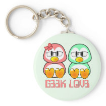 Nerd Valentine: Computer Geek Leet Speak Love Keychains