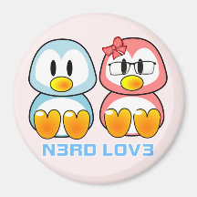 Nerd Valentine: Computer Geek Leet Speak Love Magnets