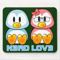 Nerd Valentine: Computer Geek Leet Speak Love Mouse Pad