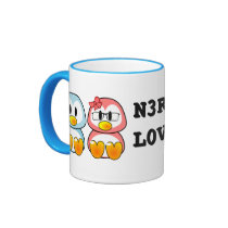 Nerd Valentine: Computer Geek Leet Speak Love Coffee Mugs