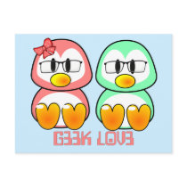Nerd Valentine: Computer Geek Leet Speak Love Postcard