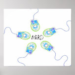 NERD - X-Ray Computer Mice Original Negative Poster
