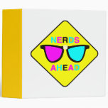 nerd zone nerds ahead CMYK geek Vinyl Binders