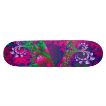 Nerdberries Psychedelic Fractal Skate Deck