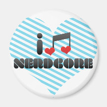 Nerdcore fan magnet