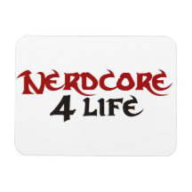 Nerdcore Forever Rectangular Magnets