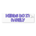 NERDS bumper stickers