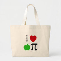 Nerds Love Apple Pie Tote Bags