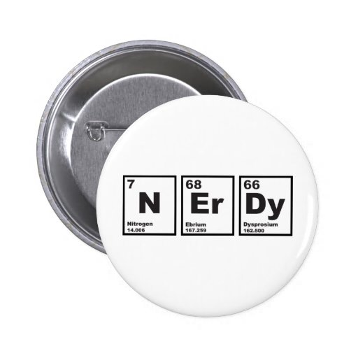 Nerdy Elements Pin