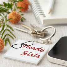 Nerdy Girls Keychain