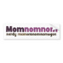 Nerdy Mom Omnom Bumper Stickers