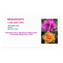 NESIKASCENTS BUSINESS CARD TEMPLATES