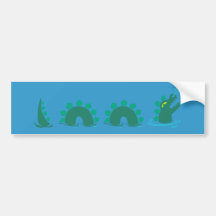 Nessie Autoaufkleber