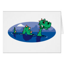 Nessie Greeting Card