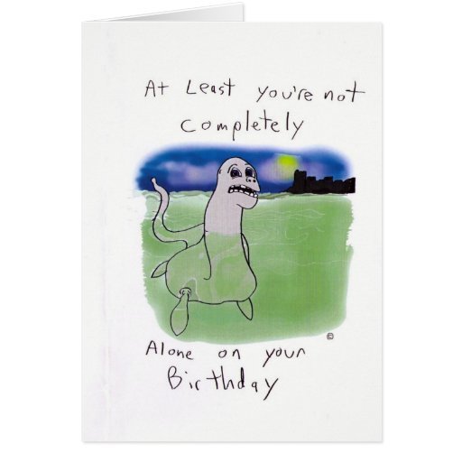 NESSIE'S B-DAY GREETING CARDS