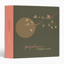 Nesting Bird + Family *02 Pregnancy Journal Binder